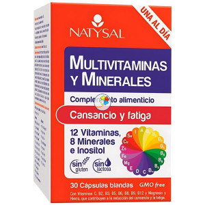 MULTIVITAMINAS Y MINERALES 30 CÁPSULAS NATYSAL