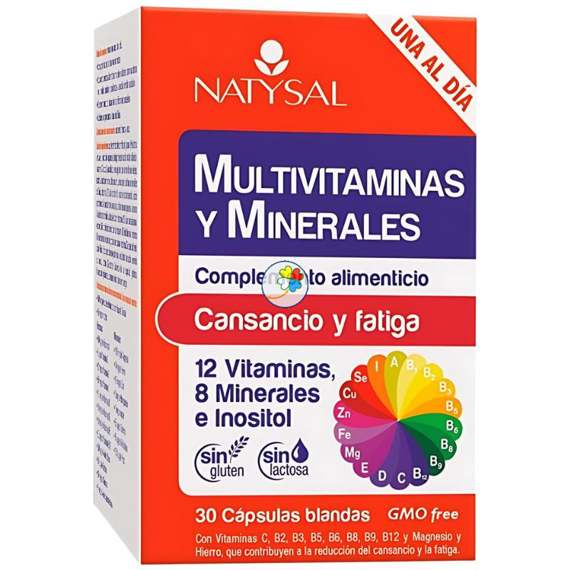 MULTIVITAMINAS Y MINERALES 30 CÁPSULAS NATYSAL