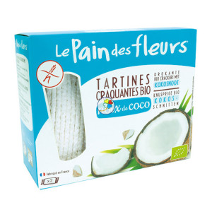 PAN DE FLORES CON COCO SIN GLUTEN BIO 150G LES PAIN DES FLEURS