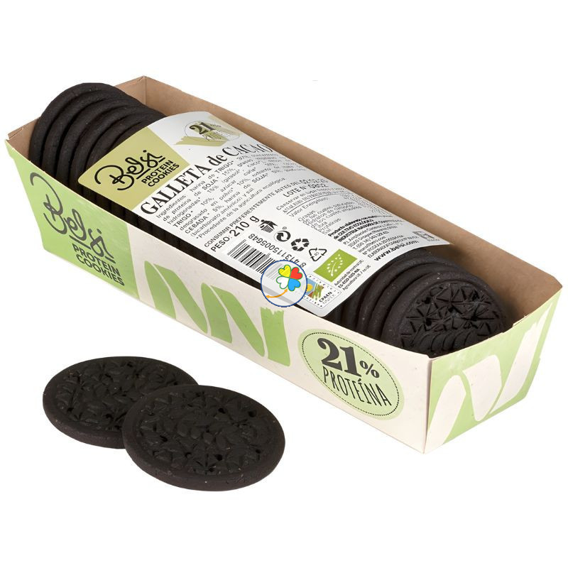 GALLETA PROTEICA DE CACAO 210G BELSI