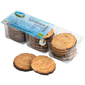 GALLETAS DE ESPELTA CON FONDO DE CHOCOLATE 150G BELSI