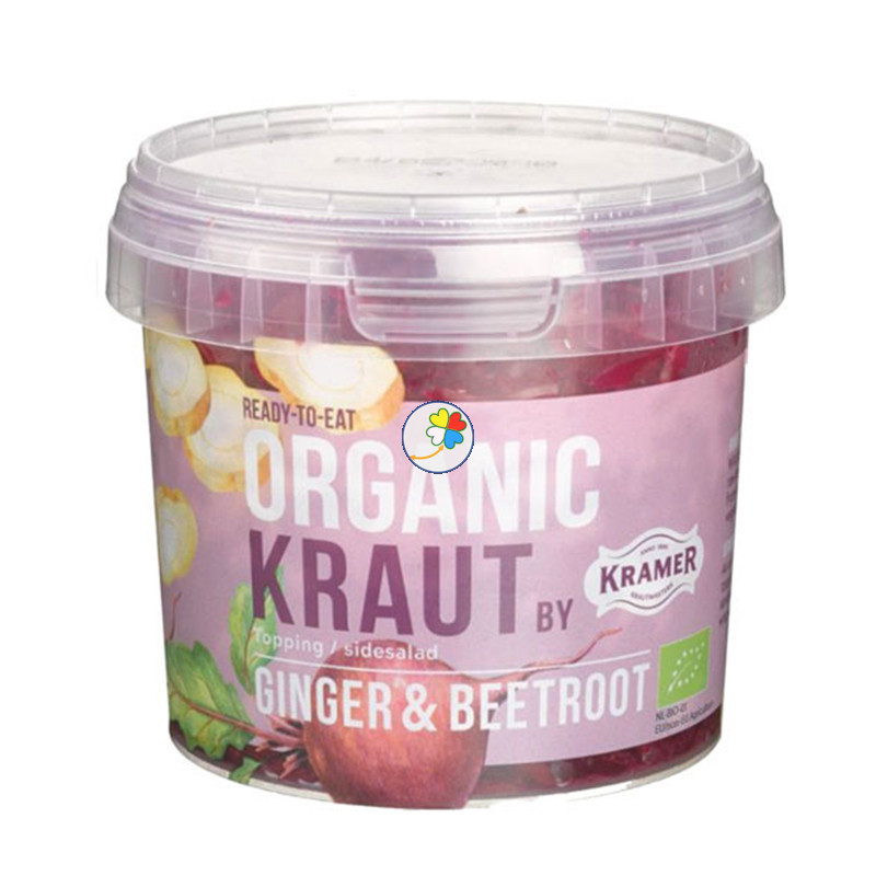 CHUCRUT FRESCO JENGIBRE Y REMOLACHA KRAMERS BIO 300Gr. VEGETALIA