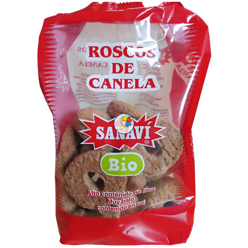 ROSCOS DE CANELA BIO 400G SANAVI