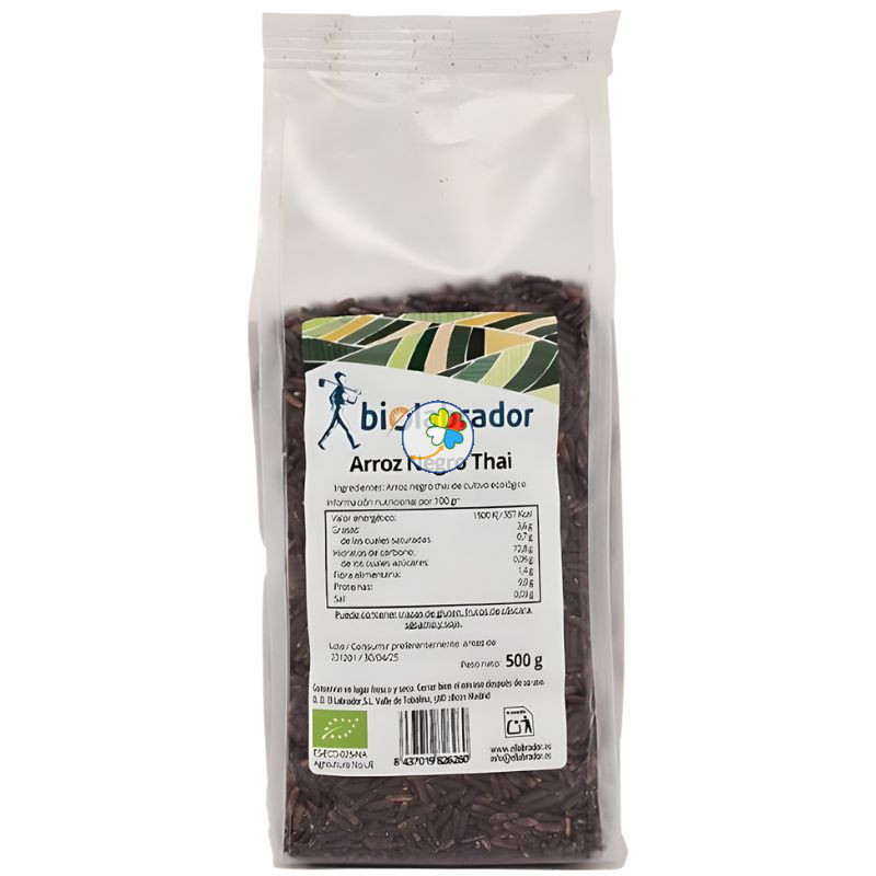 ARROZ NEGRO THAI 500G BIOLABRADOR
