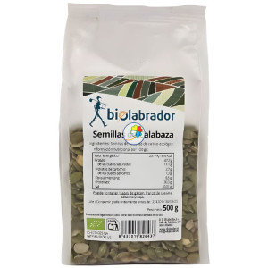 PIPAS DE CALABAZA PELADAS 500G BIOLABRADOR