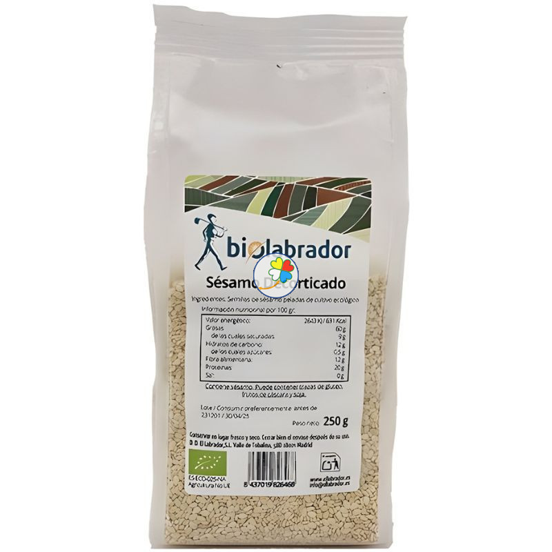 SÉSAMO PELADO 250G BIOLABRADOR