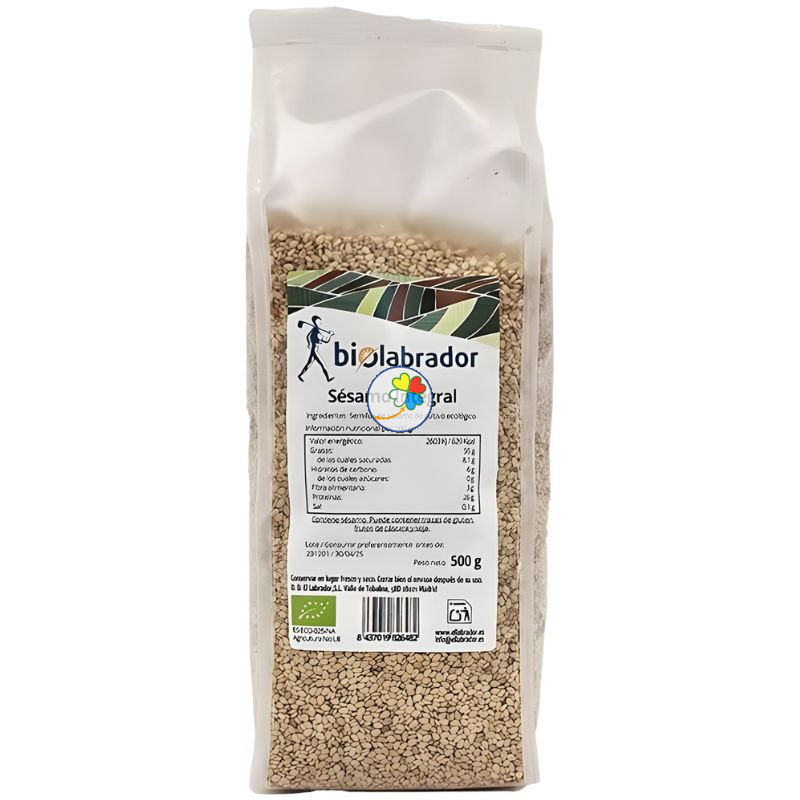 SÉSAMO INTEGRAL 500G BIOLABRADOR