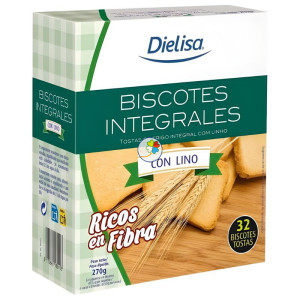 BISCOTES INTEGRALES CON LINO DIETISA