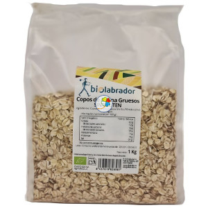 COPOS DE AVENA GRUESOS SIN GLUTEN 1KG BIOLABRADOR
