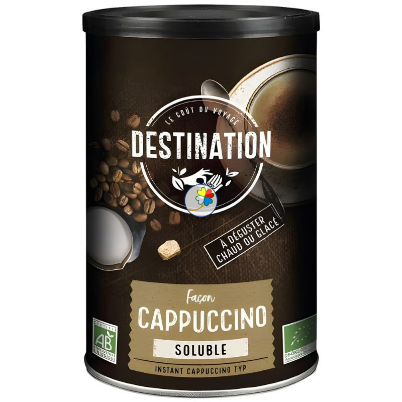 CAPUCHINO SOLUBLE BIO 200Gr DESTINATION