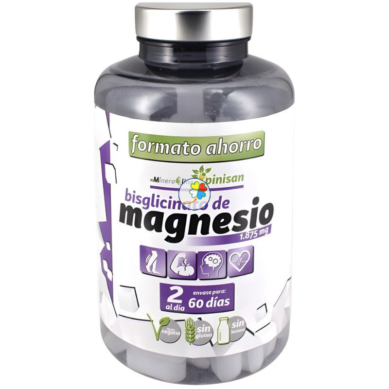 BISGLICINATO DE MAGNESIO 120 COMPRIMIDOS PINISAN