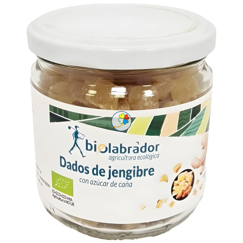 DADOS DE JENGIBRE CARAMELIZADO 200G BIOLABRADOR