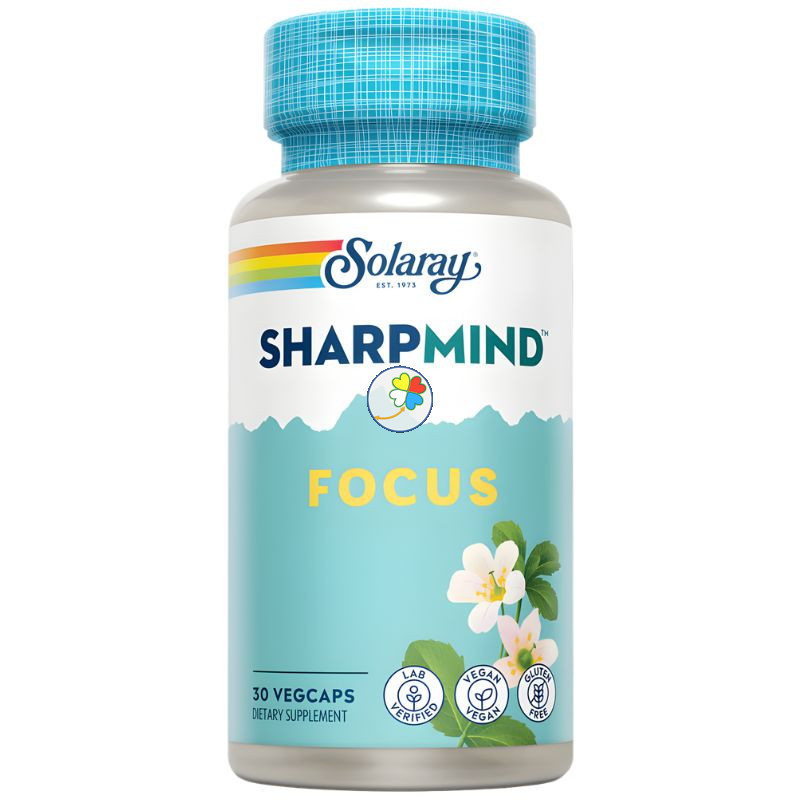 SHARP MIND FOCUS 60 CÁPSULAS VEGETALES SOLARAY