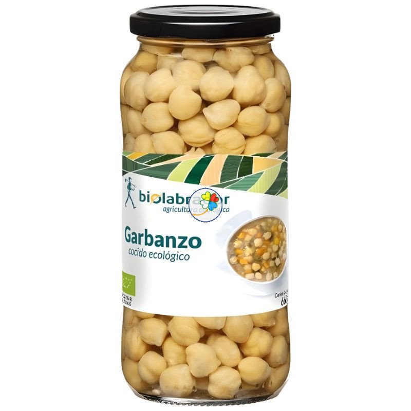 GARBANZO COCIDO 650G BIOLABRADOR