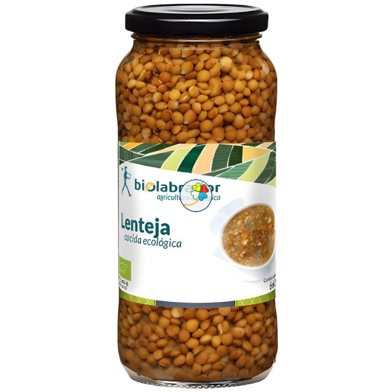 LENTEJA COCIDA 650G BIOLABRADOR