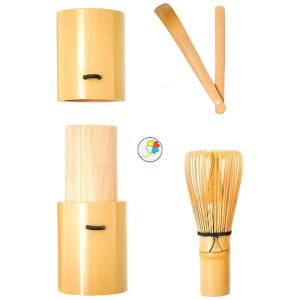 KIT DE VIAJE PARA ACCESORIOS DE TÉ MATCHA BIOTONA
