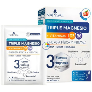 TRIPLE MAGNESIO 20 SOBRES NATYSAL