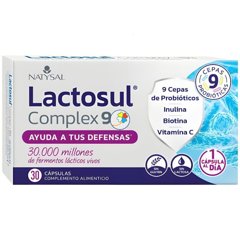 LACTOSUL COMPLEX 9 30 CÁPSULAS NATYSAL