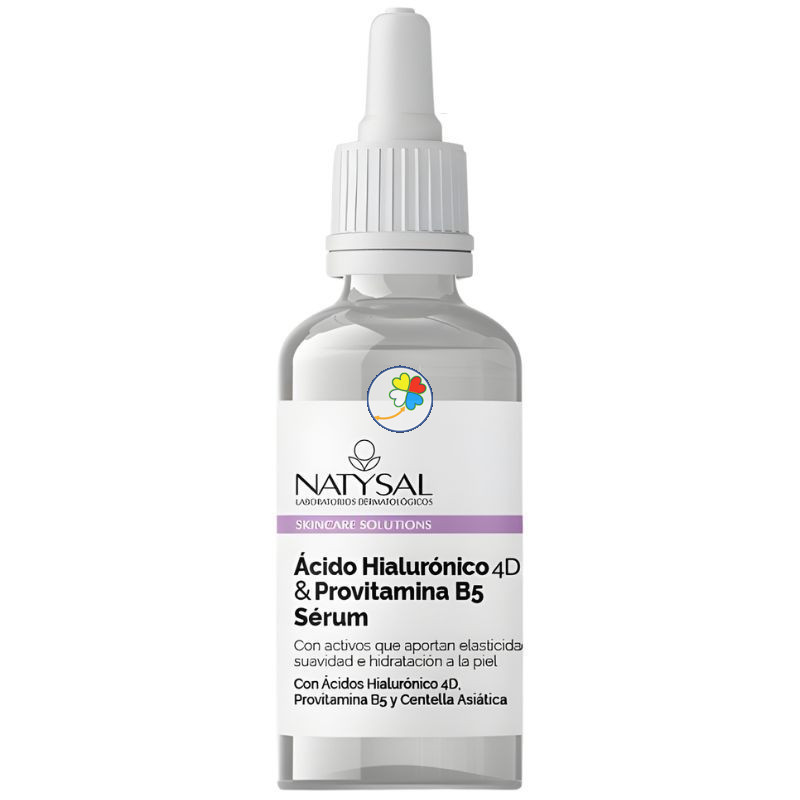 SÉRUM ÁCIDO HIALURÓNICO 4D Y PROVITAMINA B5 20ML NATYSAL