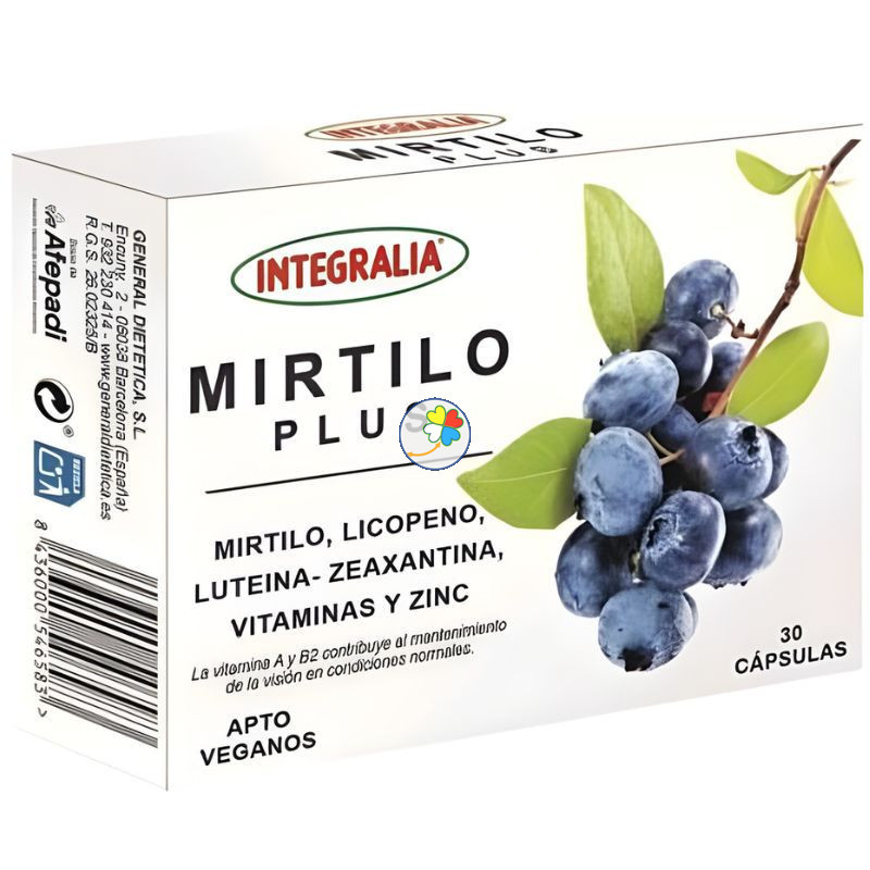 MIRTILO PLUS 30 CÁPSULAS INTEGRALIA
