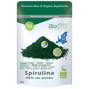 ESPIRULINA EUROPEA EN POLVO 150G BIOTONA