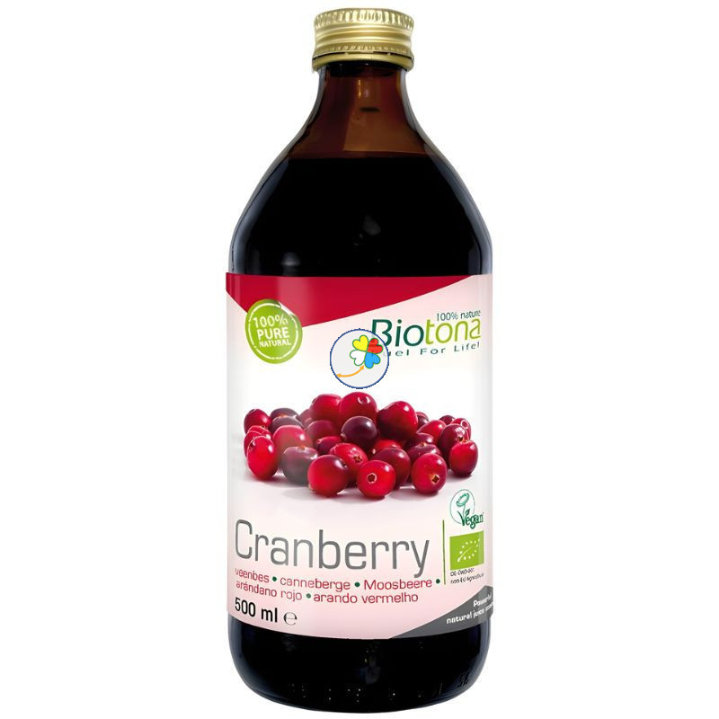 JUGO DE ARÁNDANO ROJO CONCENTRADO 500ML BIOTONA