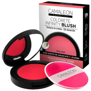 COLORETE EN CREMA INFINITY BLUSH CORAL CAMALEON