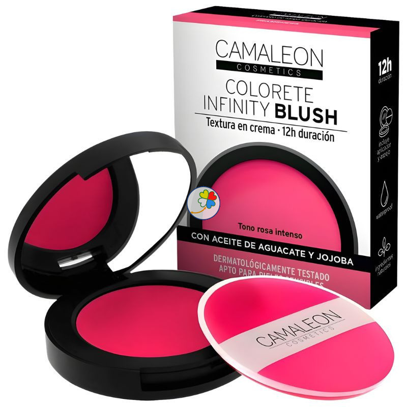 COLORETE EN CREMA INFINITY BLUSH ROSA INTENSO CAMALEON