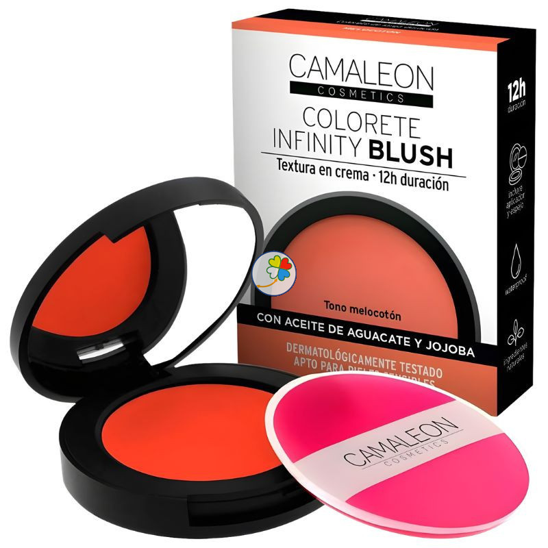 COLORETE EN CREMA INFINITY BLUSH MELOCOTÓN CAMALEON