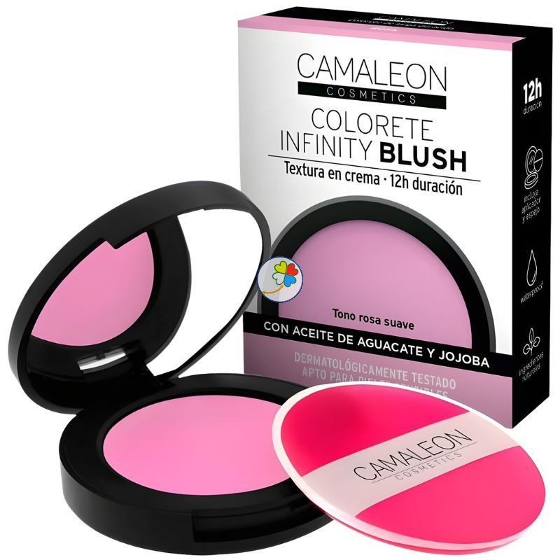 COLORETE EN CREMA INFINITY BLUSH ROSA CAMALEON