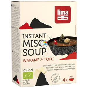 SOPA INSTANTÁNEA DE MISO WAKAME Y TOFU 4X10G LIMA