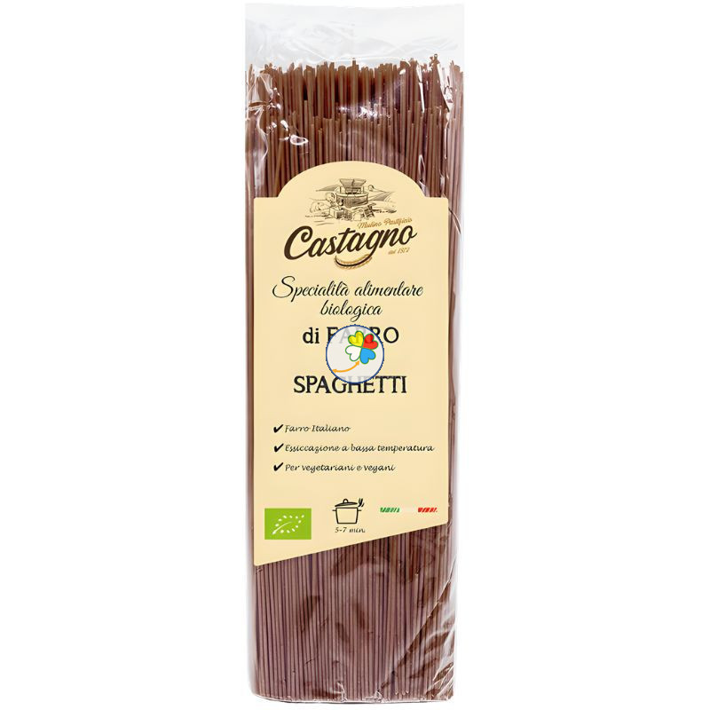 ESPAGUETIS DE ESPELTA INTEGRAL 500G CASTAGNO