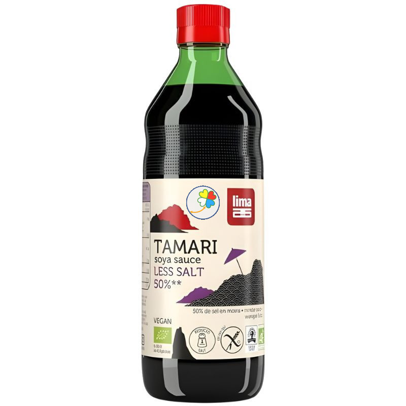 TAMARI 50% MENOS SAL 250ML LIMA