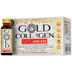 FORTE AGELESS 10 AMPOLLAS GOLD COLLAGEN