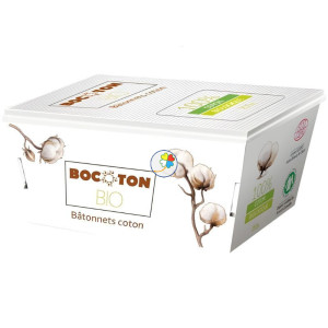 BASTONCILLOS DE ALGODÓN BIO 200 UNIDADES BOCOTON