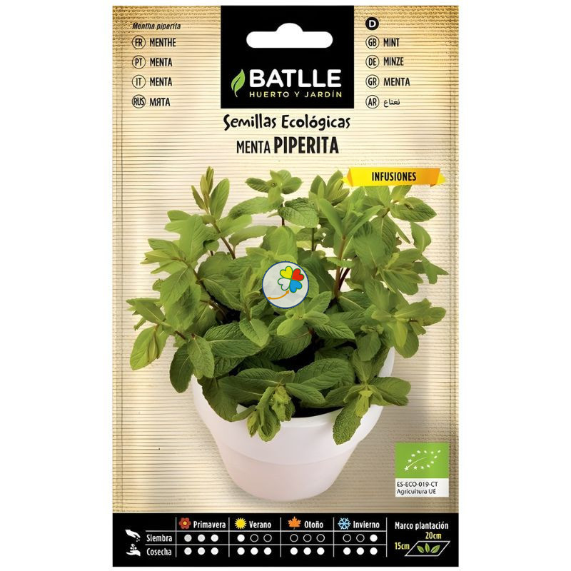 SEMILLAS DE MENTA PIPERITA ECO BATLLE