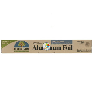 PAPEL DE ALUMINIO 100% RECICLADO 10M IF YOU CARE