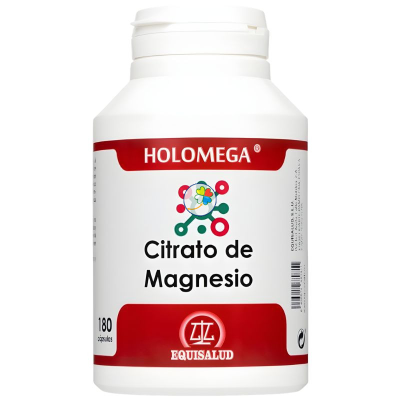HOLOMEGA CITRATO DE MAGNESIO 180 CÁPSULAS EQUISALUD