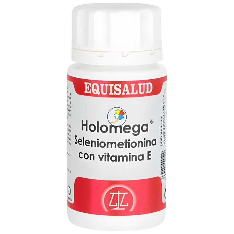 HOLOMEGA SELENIOMETIONINA CON VITAMINA E 50 CÁPSULAS EQUISALUD
