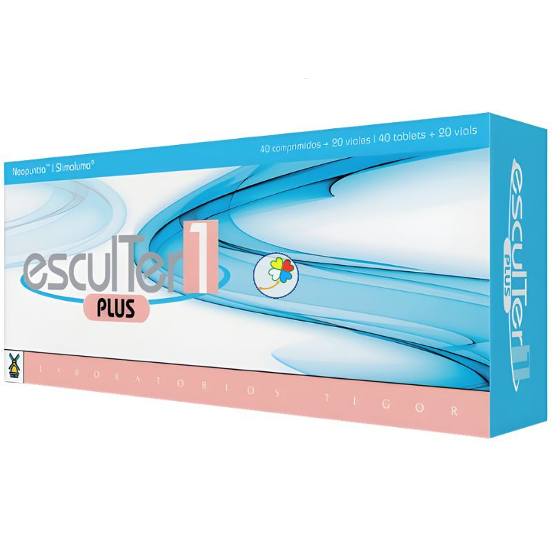 ESCULTER 1 PLUS 40 COMPRIMIDOS + 20 VIALES TEGOR