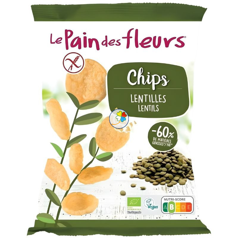 CHIPS DE LENTEJAS 50G LE PAIN DES FLEURS