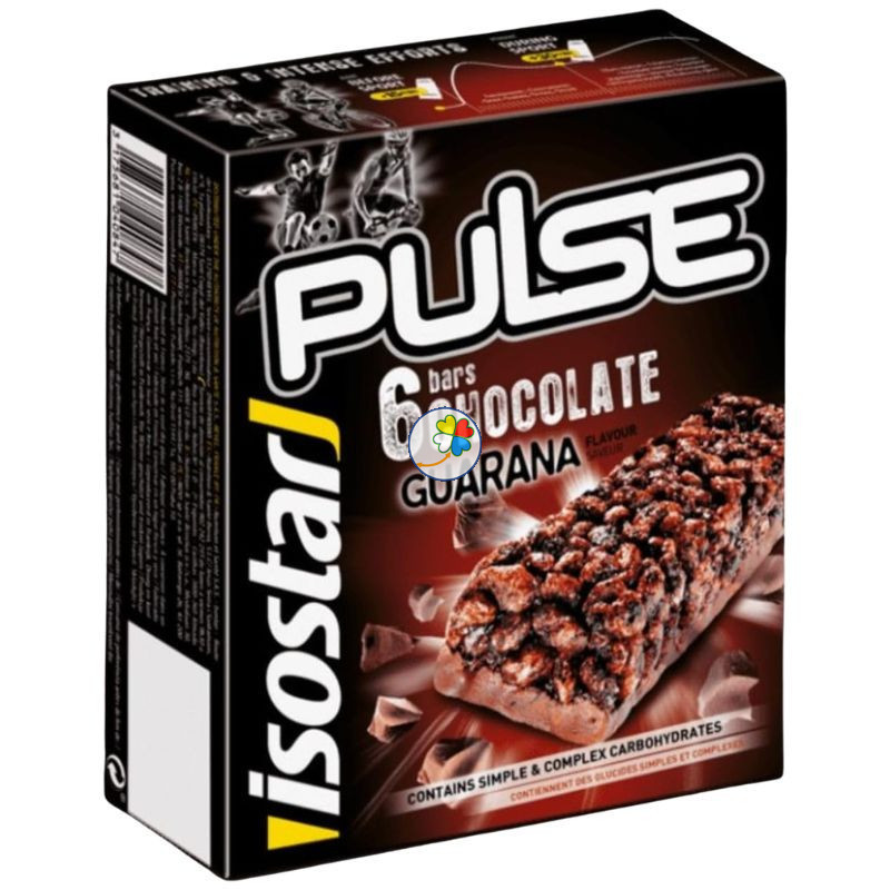 BARRITAS PULSE CHOCOLATE SABOR GUARANÁ 6 UNIDADES ISOSTAR