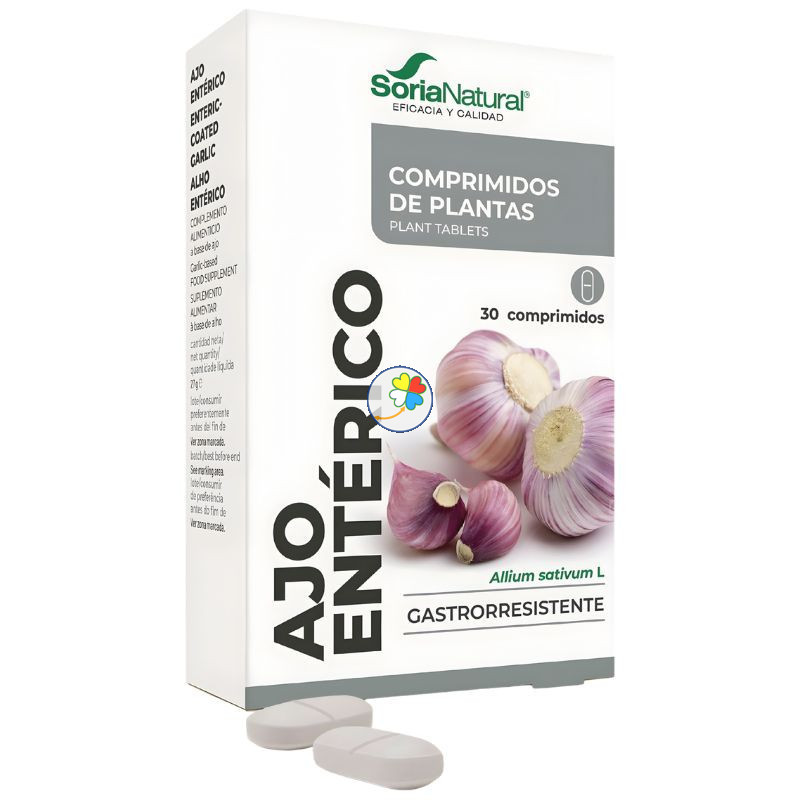 AJO ENTERICO 30 COMPRIMIDOS SORIA NATURAL