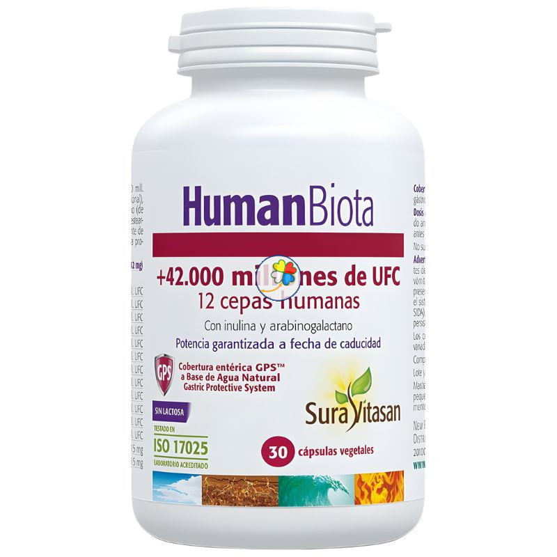 HUMAN BIOTA 30 CAPSULAS SURA VITASAN