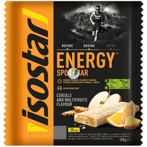 BARRITA HIGH ENERGY SABOR MULTIFRUTAS 3 UNIDADES ISOSTAR