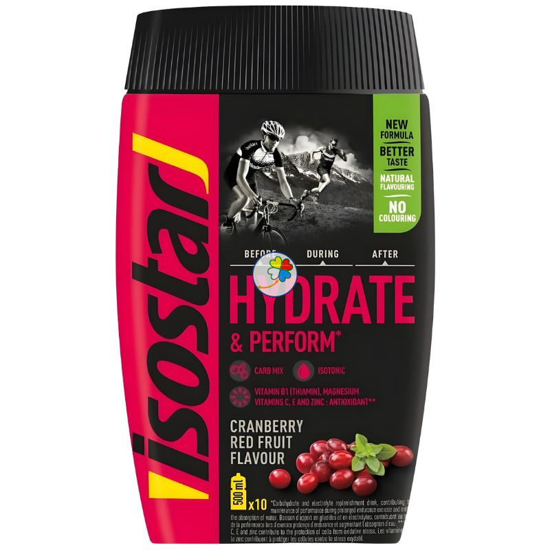 BEBIDA HYDRATE & PERFORM SABOR ARÁNDANOS 560G ISOSTAR