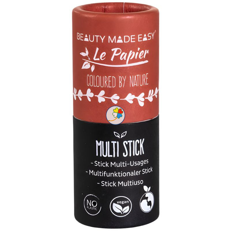 BARRA MULTI-STICK LABIOS Y MEJILLAS ROJO 6G BEAUTY MADE EASY