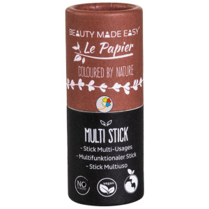 BARRA MULTI-STICK LABIOS Y MEJILLAS MARRÓN 6G BEAUTY MADE EASY