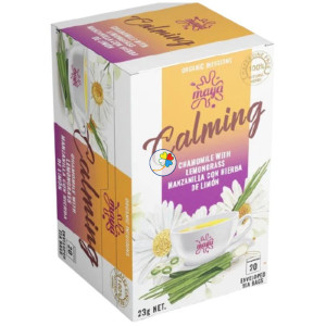 CALMING MANZANILLA CON HIERBA LIMÓN 20 FILTROS MAYA ORGANIC
