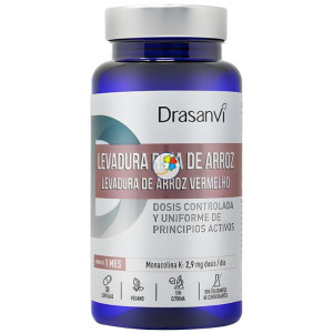 LEVADURA ROJA DE ARROZ (2,9Mg MONACOLINA K) 30 CAPSULAS DRASANVI